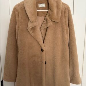 Z Supply Women's Cozy Tan Teddy Jacket NWOT